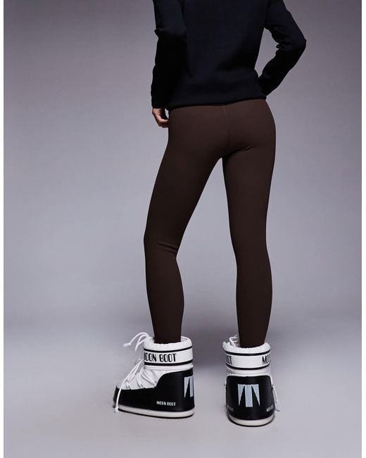 ASOS 4505 Ski & Snow Blue Asos 4505 petite – ski – gerippte baselayer-leggings