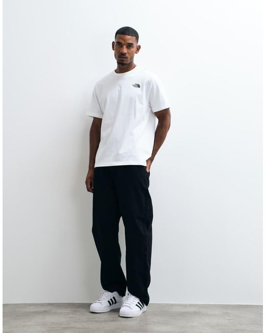 The North Face White Nse Slopes Graphic T-Shirt for men