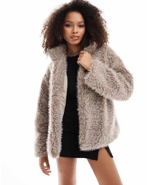 Y.A.S Natural Fluffy Short Teddy Jacket