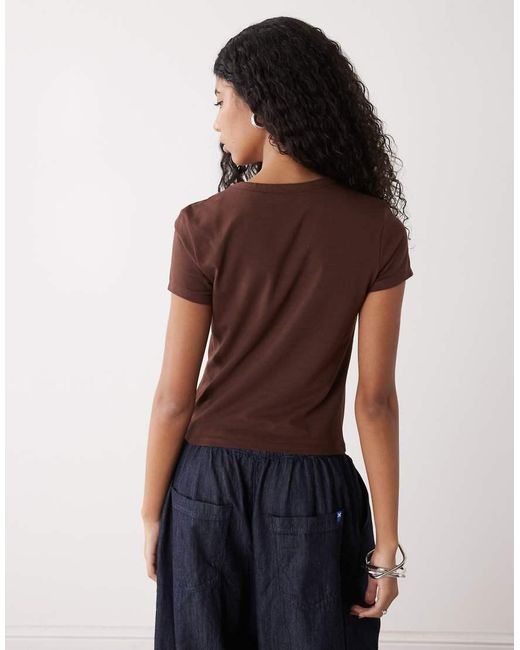 Collusion Brown Baby Tee