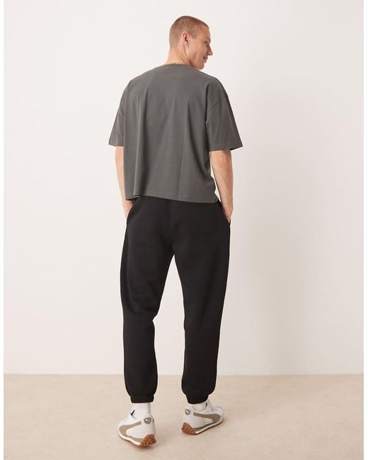 ASOS Natural Essential Tapered Sweatpants for men