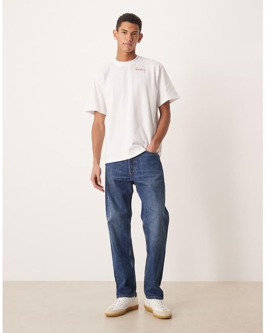 House Of Sunny White Sunny Side Up Tee for men