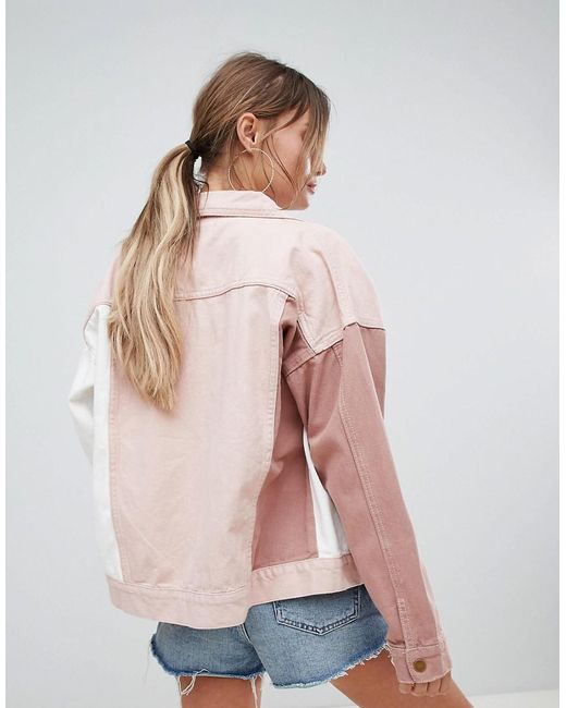 PrettyLittleThing Colourblock Denim 
