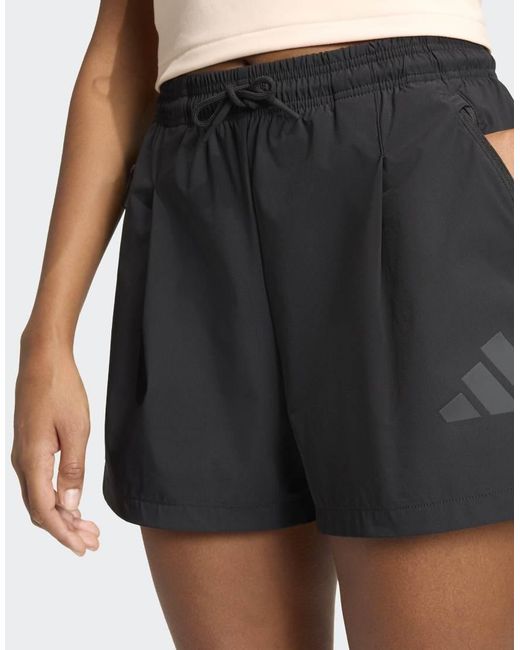 Adidas Originals Black Adidas Z.N.E. Woven Short