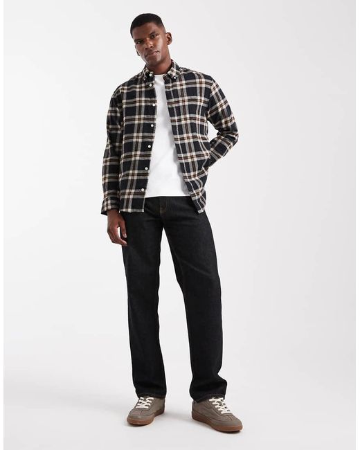 Jack & Jones Gray Check Shirt for men
