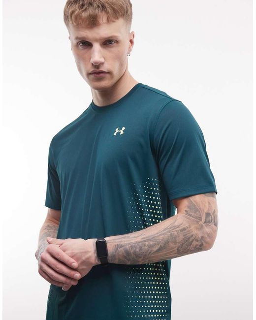 Under Armour Blue Tech Play Short Sleeve T-shirt for men