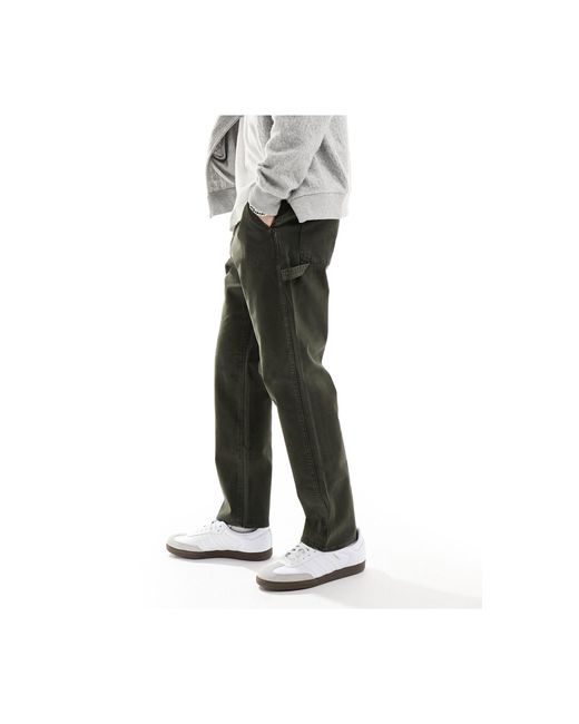Pantaloni ampi scuro di Abercrombie & Fitch in White da Uomo
