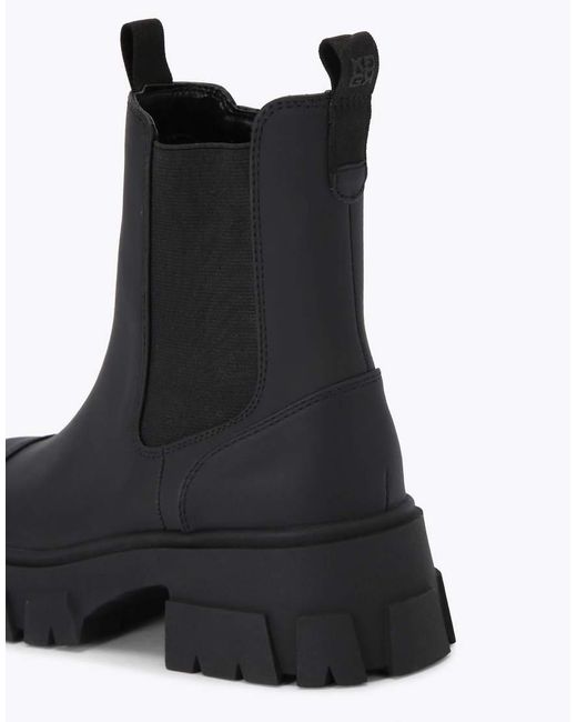 KG by Kurt Geiger Black Holly Low Ankle Boots