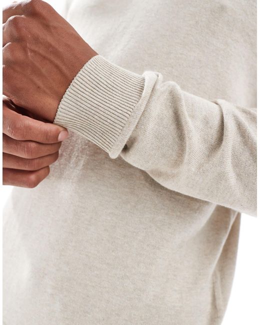 Pull ras Jack & Jones pour homme en coloris Gray
