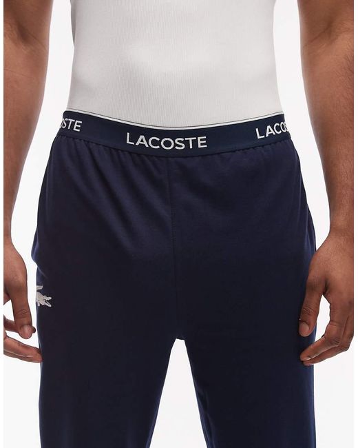 Lacoste Blue jogger Pyjama Bottoms for men