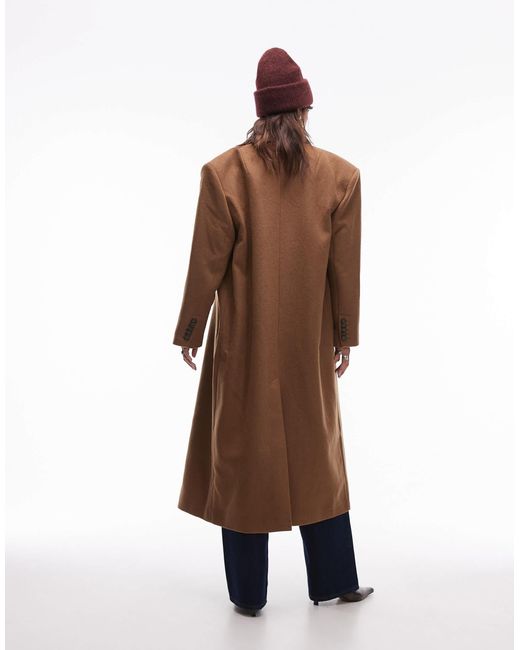 TOPSHOP Brown – hochwertiger, eleganter mantel