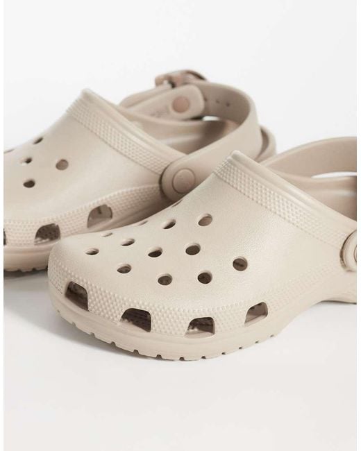 CROCSTM Natural Classic Buckle Clog