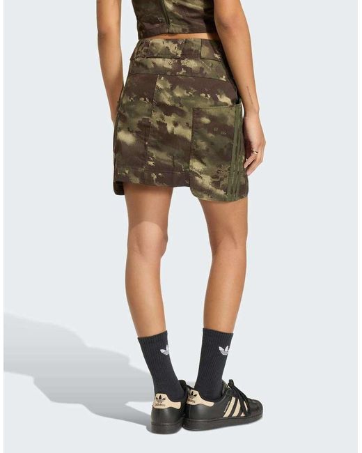 Adidas Originals Green Cargo Skirt