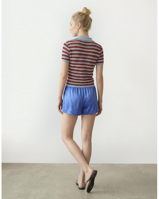 HYPEDROP Blue Polo Shirt
