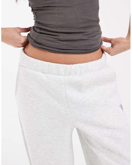 Noisy May White Cuffed jogger