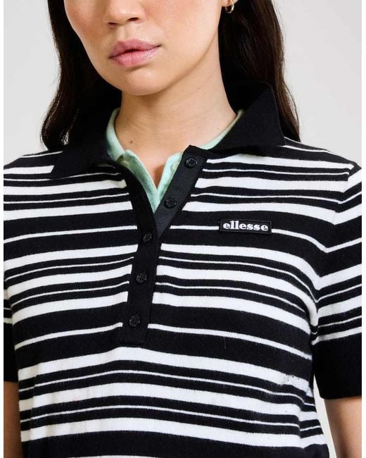 Ellesse Black The Tennis Polo