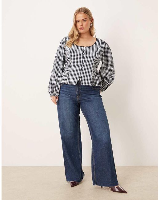 Nobody's Child Black Edie Balloon Sleeve Blouse
