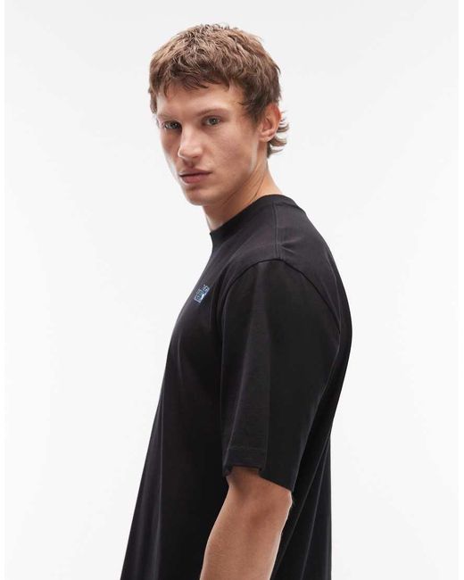The North Face Black Nse Liquid Box Backprint Oversized T-Shirt for men