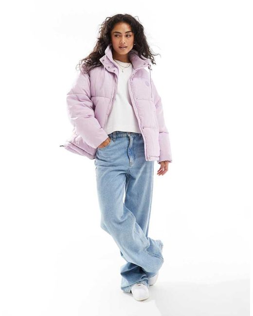 HUGO Purple Falena Puffer Jacket