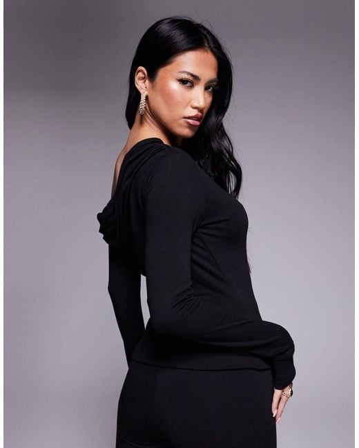 AFRM Blue Off Shoulder Top