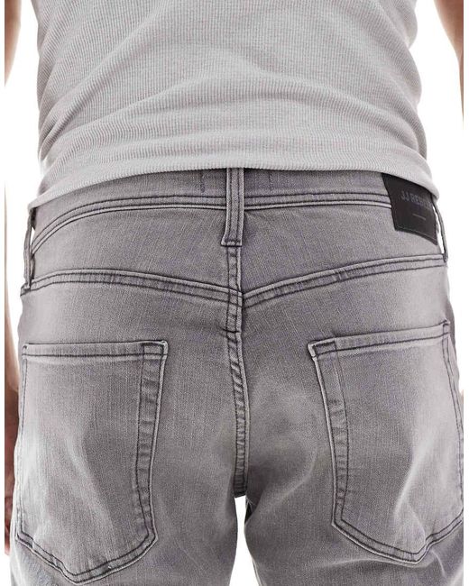 JJ Rebel Gray Adam Tapered Fit Jeans for men