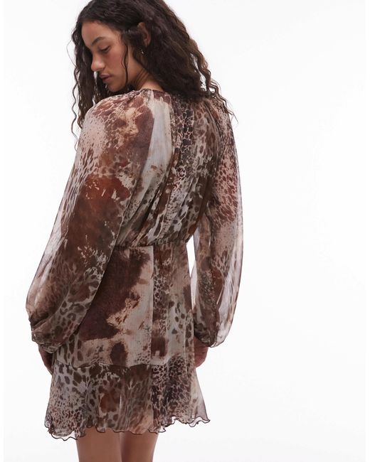 Mango Brown – minikleid