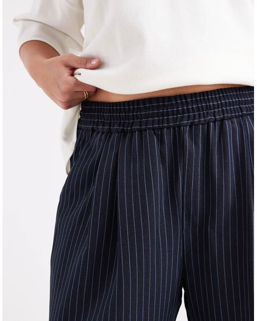 Collusion Blue Plus Tailored Pull On Trouser