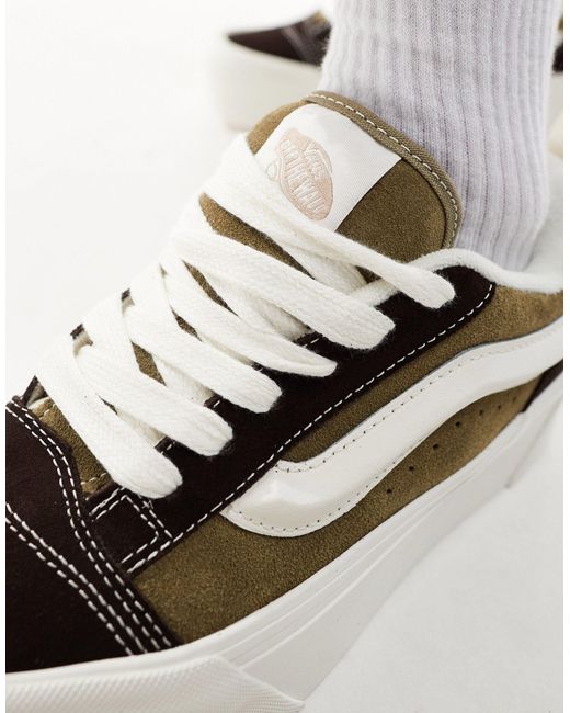 Vans White Knu Stack Trainers