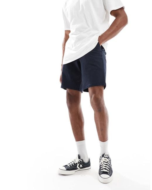 Farah Blue Hawk Twill Shorts for men