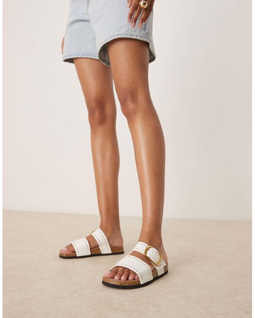 ASOS Natural – fallon – sandalen
