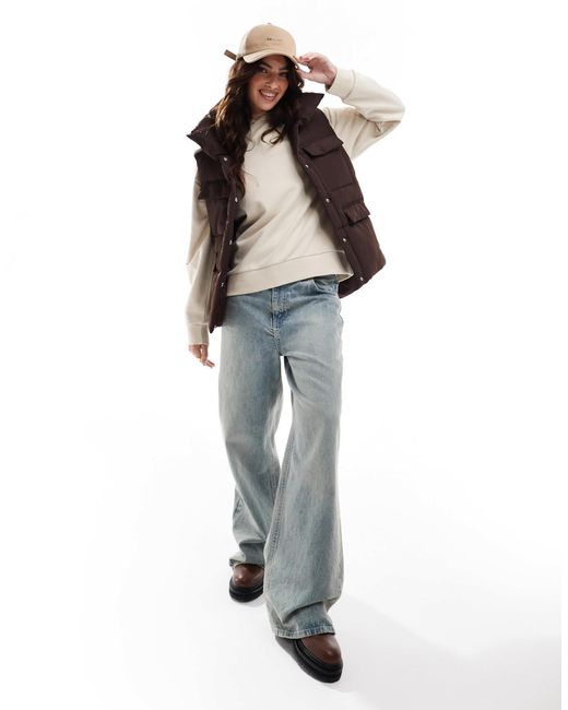Threadbare Natural – wattierte weste