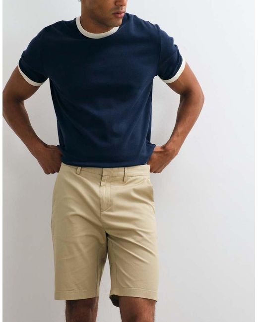 Gant Chinoshort in het Blue voor heren