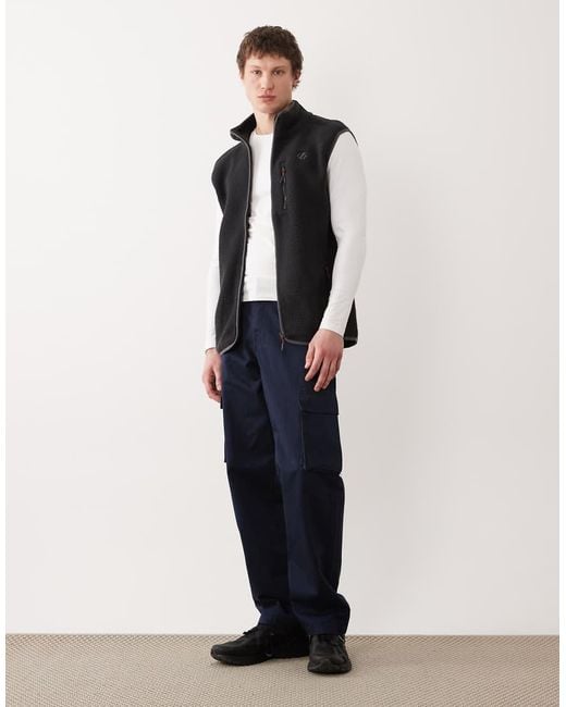 Dare 2b Black Borg Full Zip Camber Bodywarmer for men