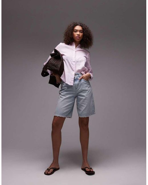 Camicia di Mango in Purple
