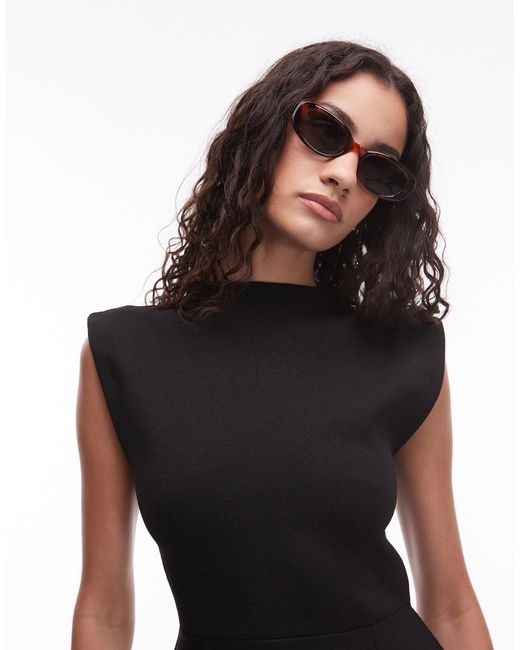 Lunettes Mango en coloris Black