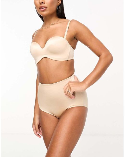 DORINA Brown Mix & Match Sublime Sculpt Padded Shaping Bandeau Bra