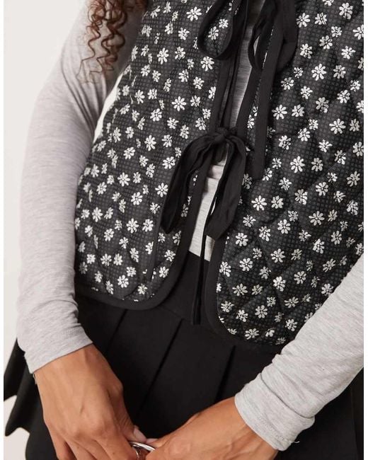 Glamorous Black Quilted Gilet