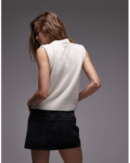 ARKET Gray Alpaca Blend Knitted Tank Vest
