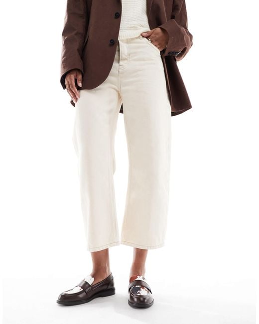 SEQWL White Cadilliac Loafers With Contrast Detail