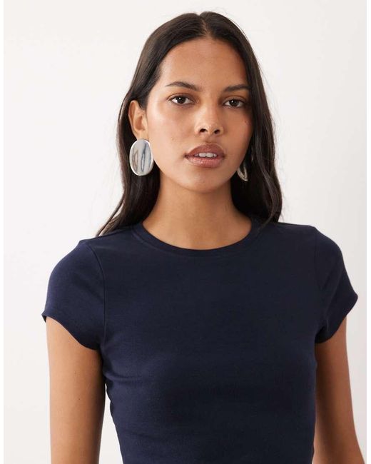 New Look Blue Baby Tee