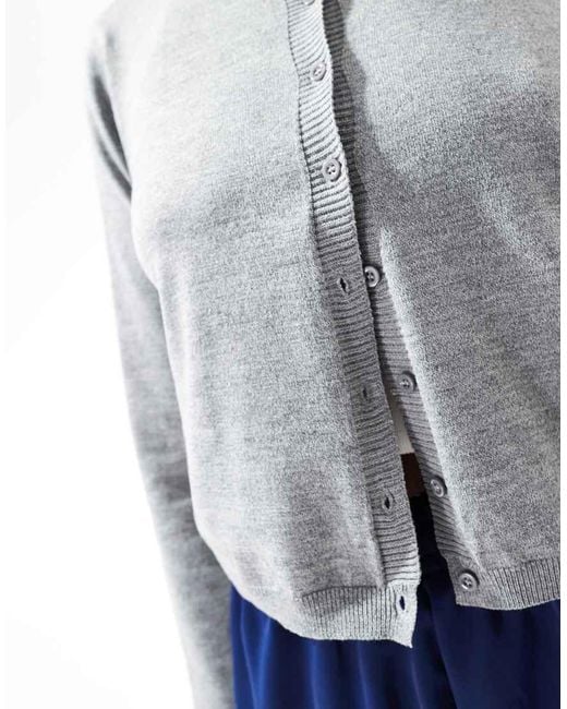 Daisy Street Gray Knit Cardigan