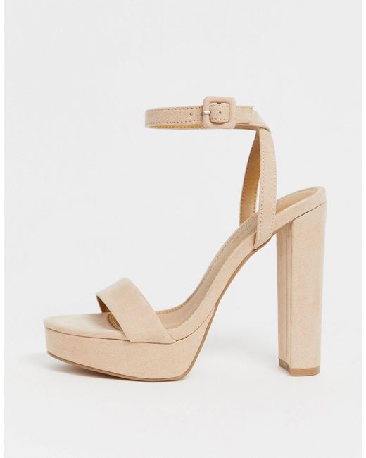 ASOS Nutshell Platform Barely There 