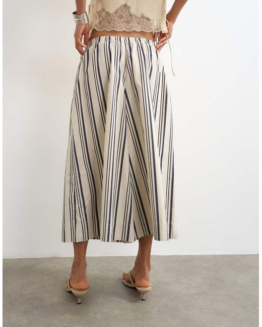 TOPSHOP White A Line Culotte