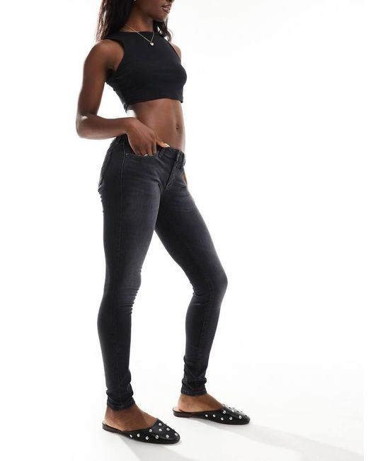 Tommy Hilfiger Black Sophie Low Rise Skinny Jeans