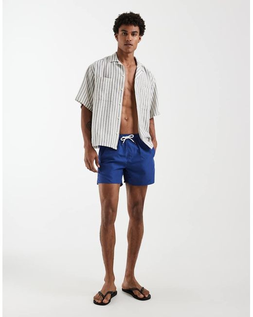 Aray White Swim Shorts for men