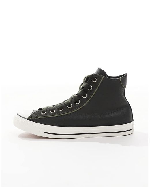 Converse Gray Chuck Taylor All Star Hi Wide Fit Trainers for men