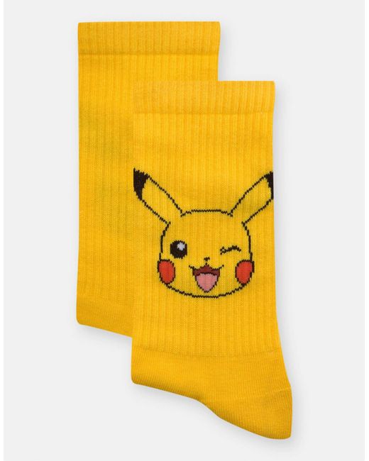 Pull&Bear – pokémon – socken in Yellow für Herren