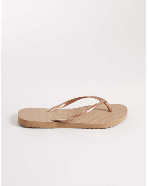 Havaianas Natural Slim Flip Flops