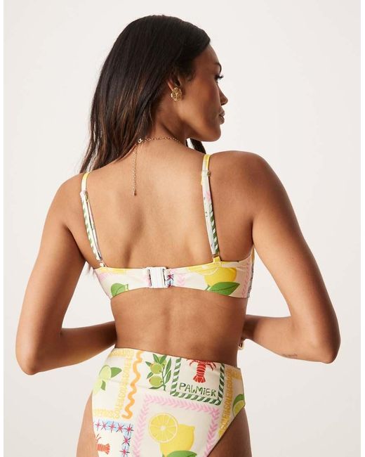 ASOS Multicolor Fuller Bust Underwired Bikini Top