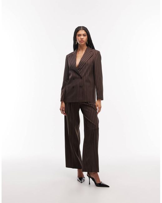 Collusion Brown Oversized Blazer
